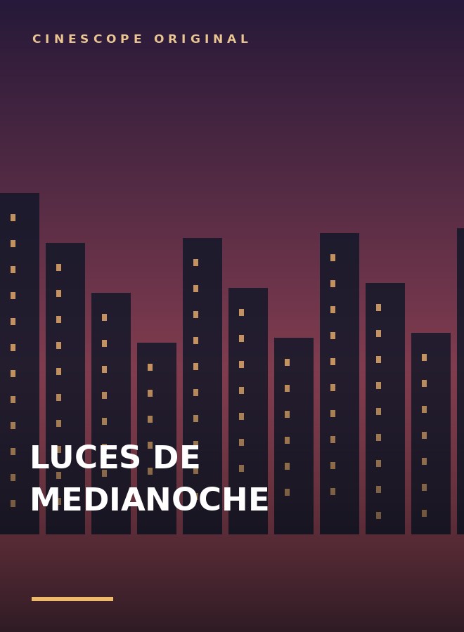 Ilustraci&oacute;n del cartel de Luces de medianoche
